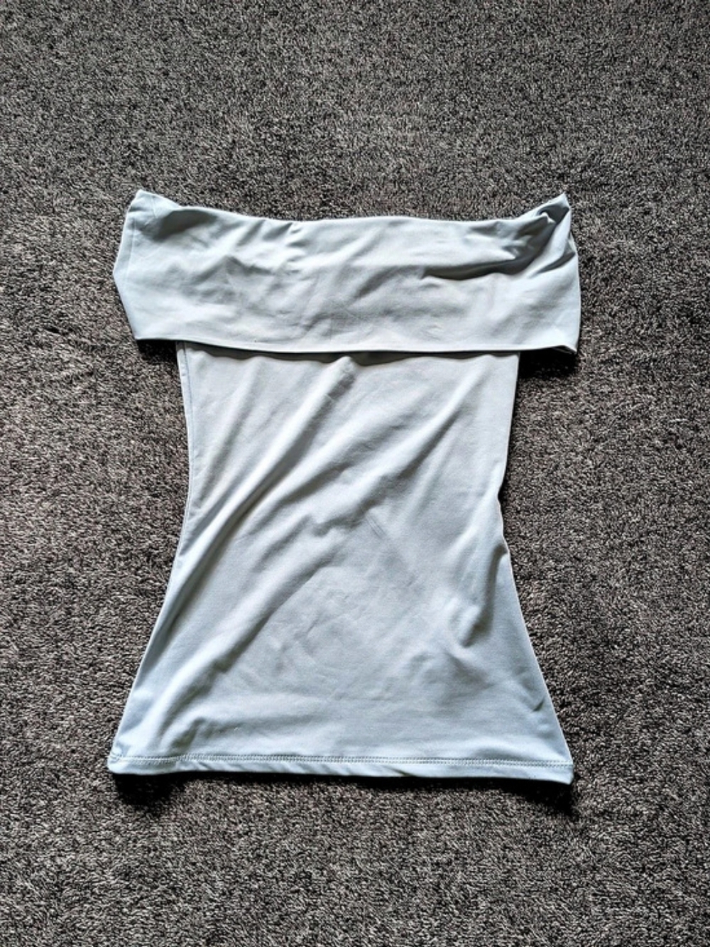Forever 21 Off-Shoulder Top in Blue Size XS